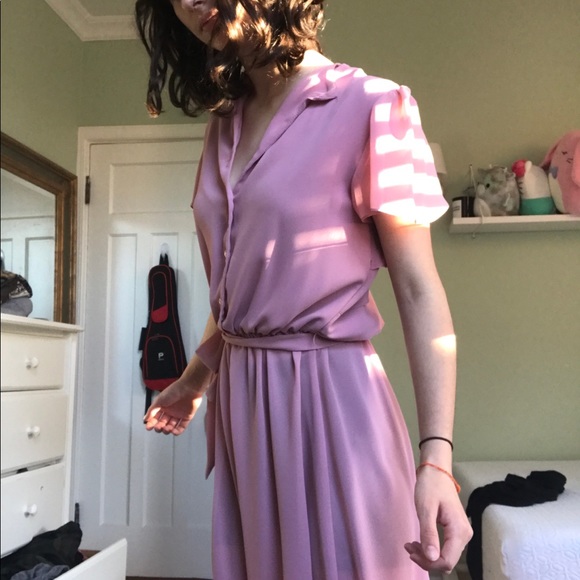 Vintage 70s Algo sheer dress - Picture 9 of 10